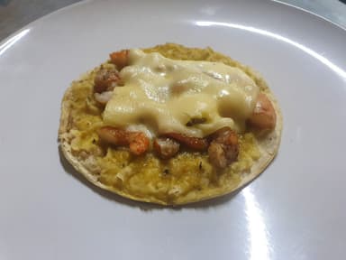 Enchilada de Camarón con Manchego