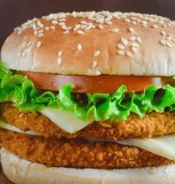 Hamburguesa Doble Pollo