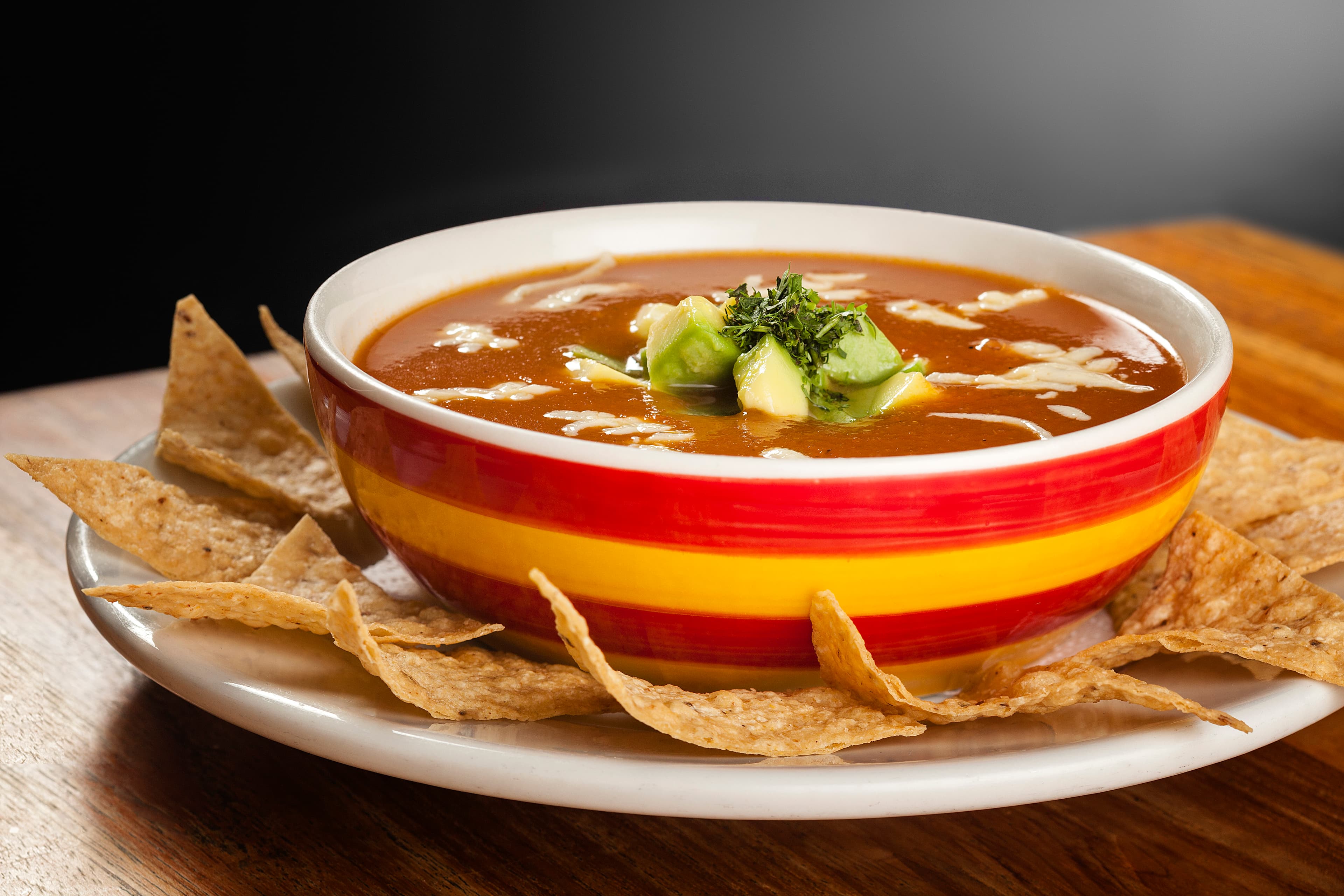 Sopa de Tortilla Vegetariana