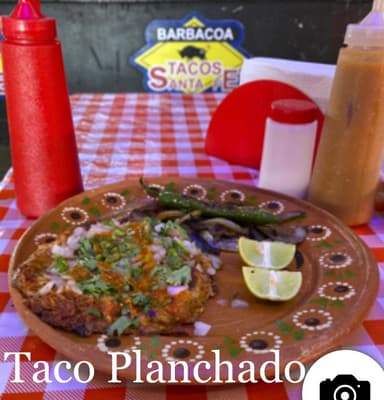 2 tacos planchados + 1 Agua de 1 litro