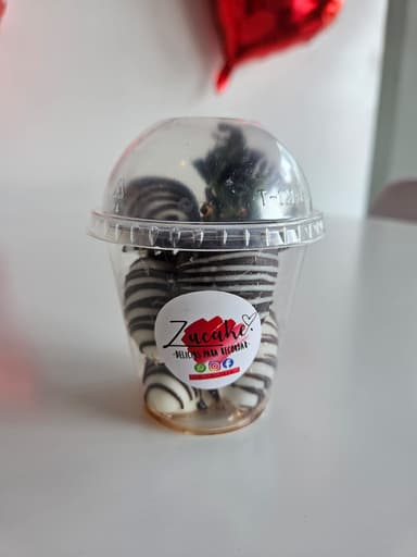 Vaso de chocofresas