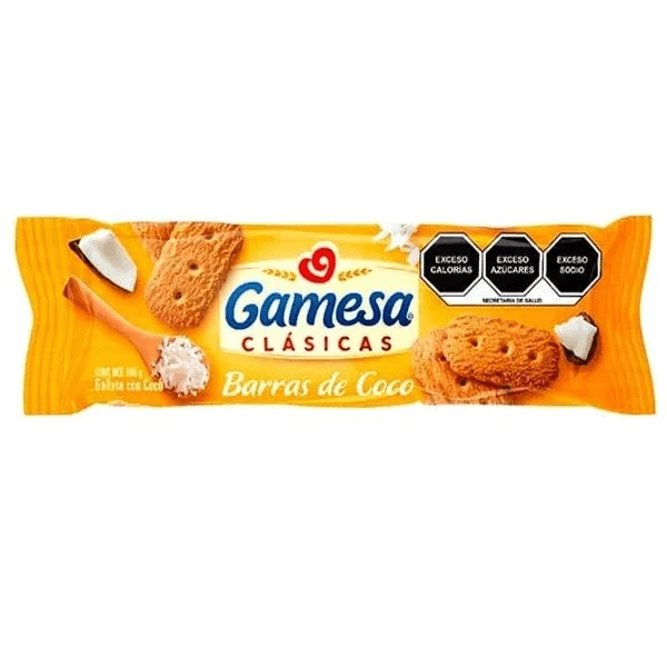 Gamesa Barra de Coco 117 grs