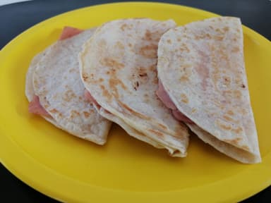 Quesadillas con Jamón