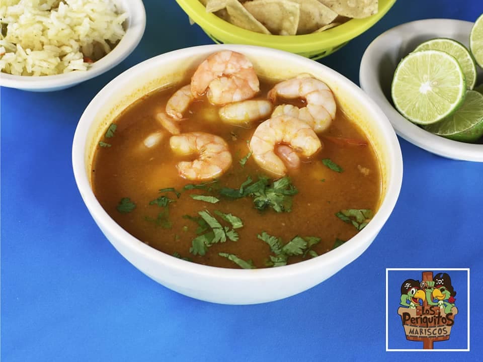 Caldo de Camarón Medio Litro