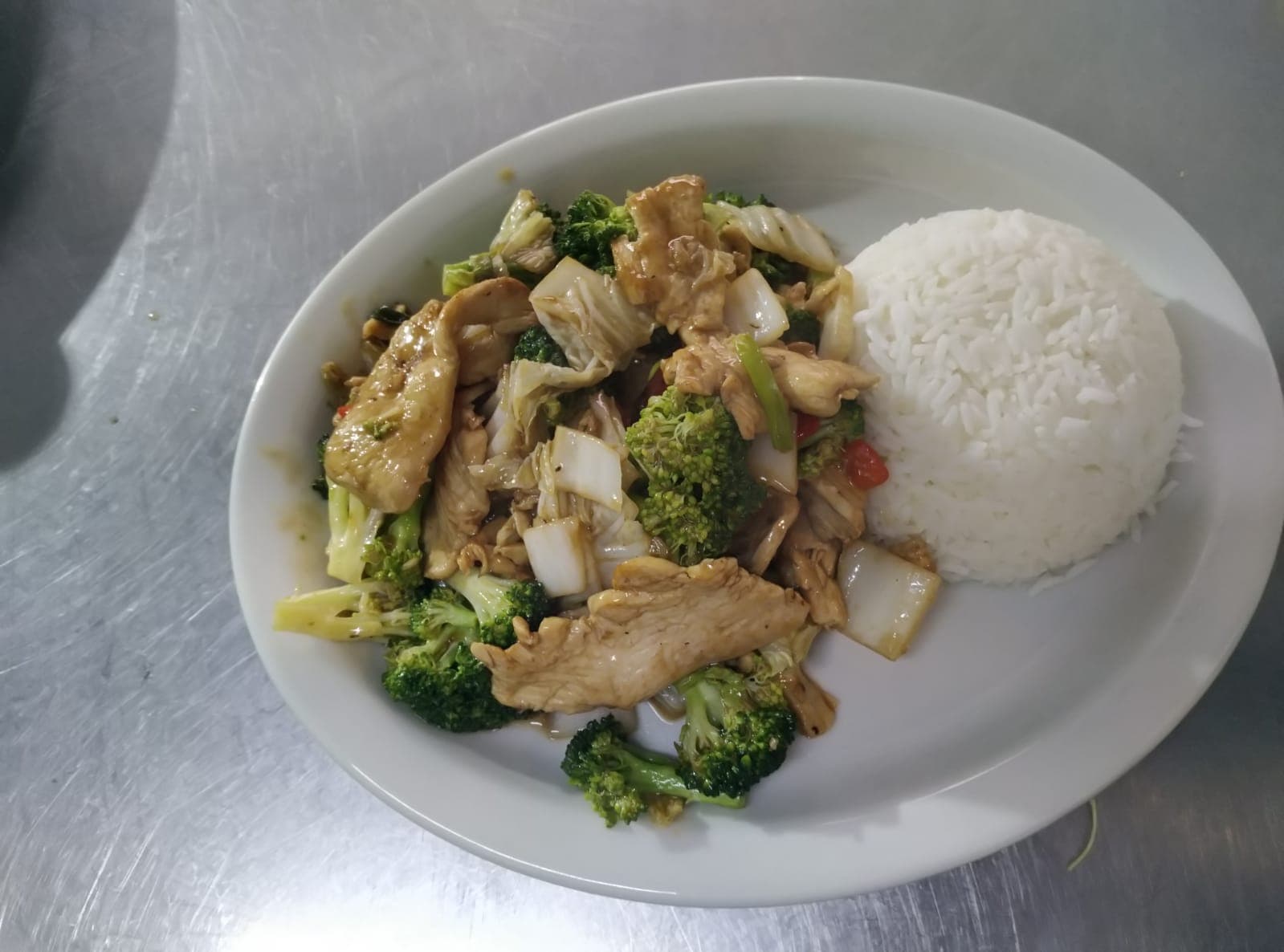 Pechuga de Pollo con Verduras