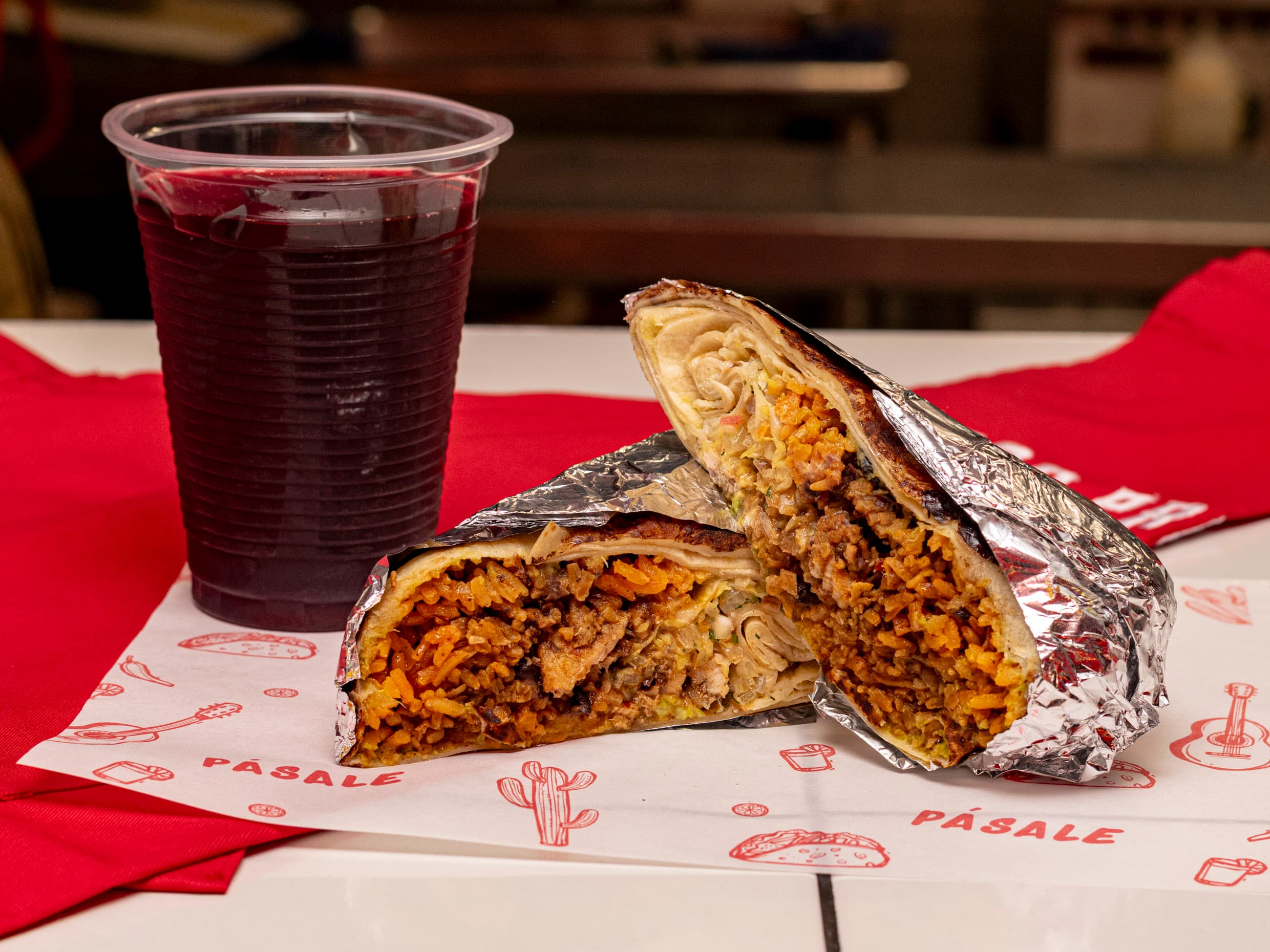 Combo Burrito Pastor + Bebida