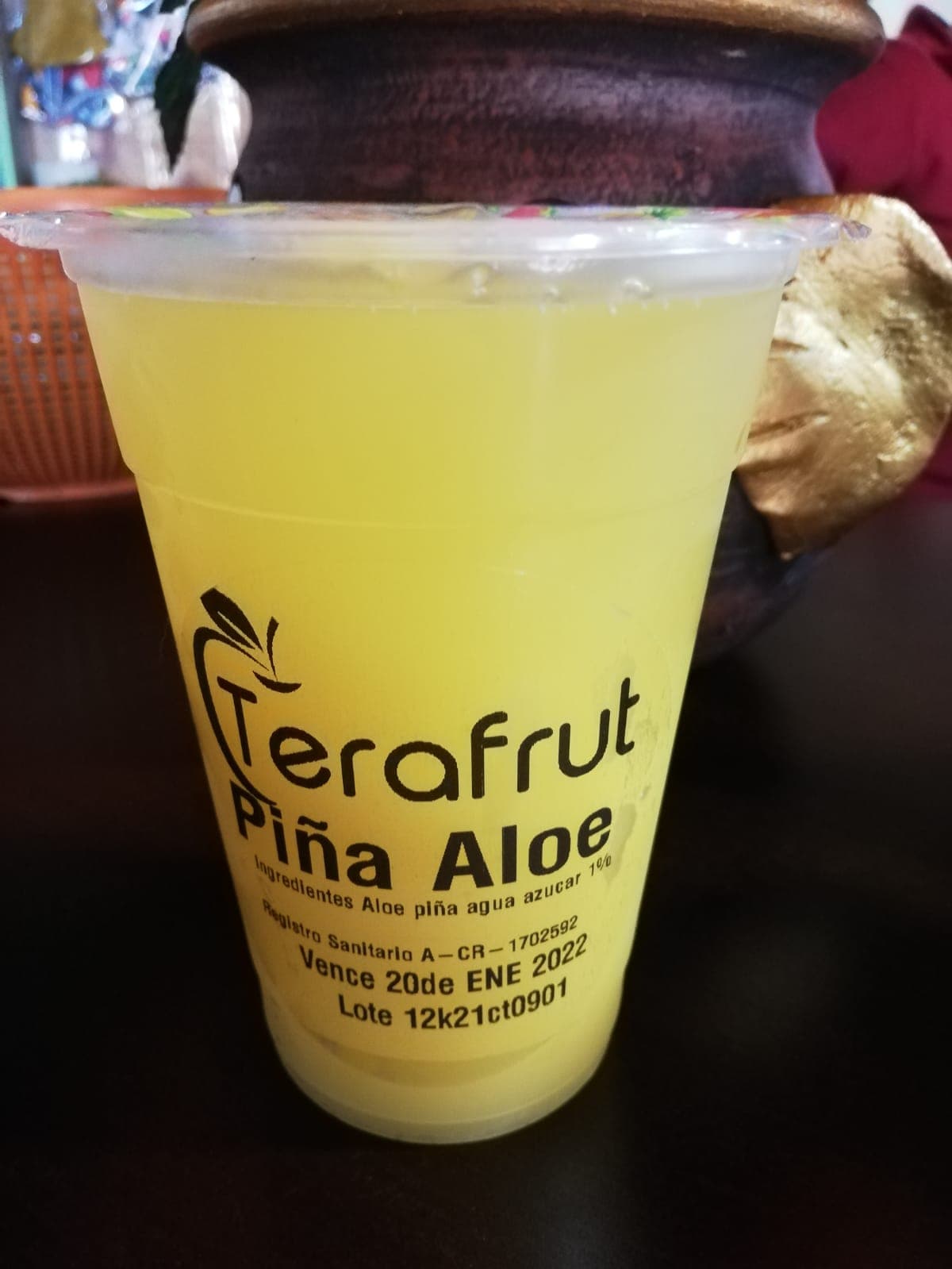 Batido de Piña Aloe 12 oz