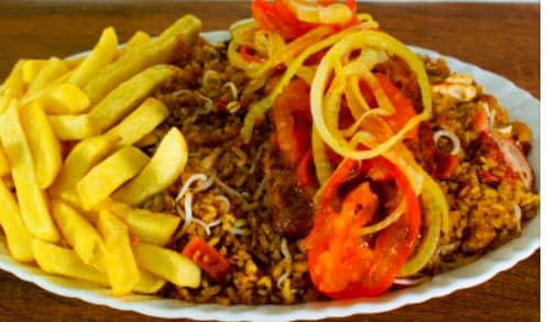 Chow Fan + Carne Cerdo Bistec