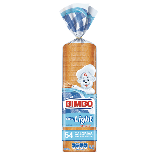 Pan Cuadrado Light Bimbo Bolsa 580 g