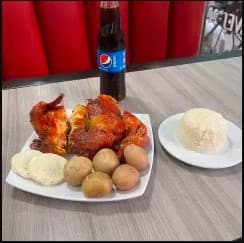 Combo Medio Pollo, Arroz y Gaseosa