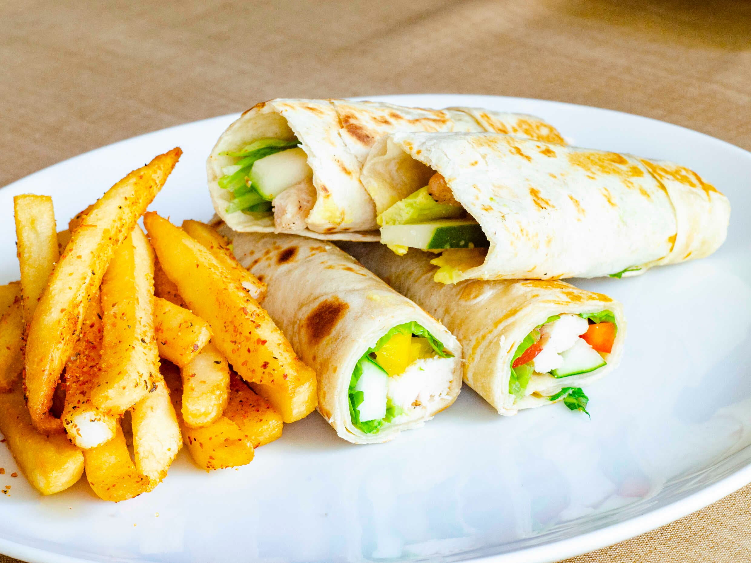 Wrap de Milanesa de Pollo