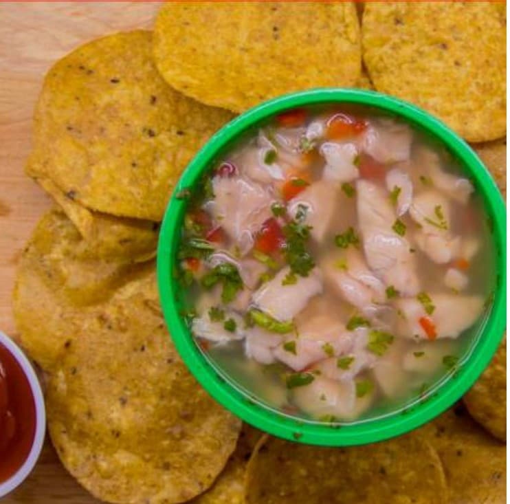 Ceviche con Papas