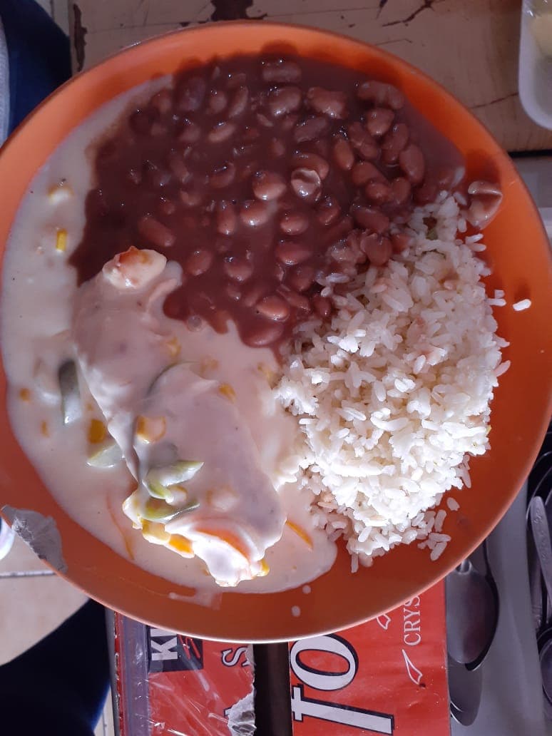 Rollo de Pollo con Crema
