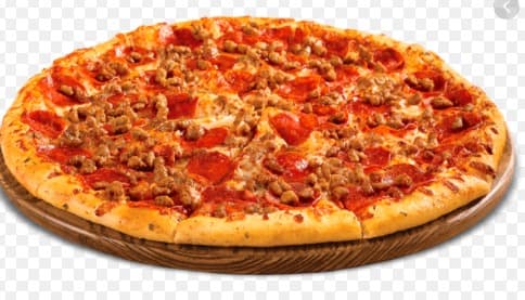 Pizza de Pepperoni y Salchicha