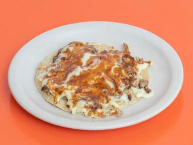 Taco de Chuleta con Queso