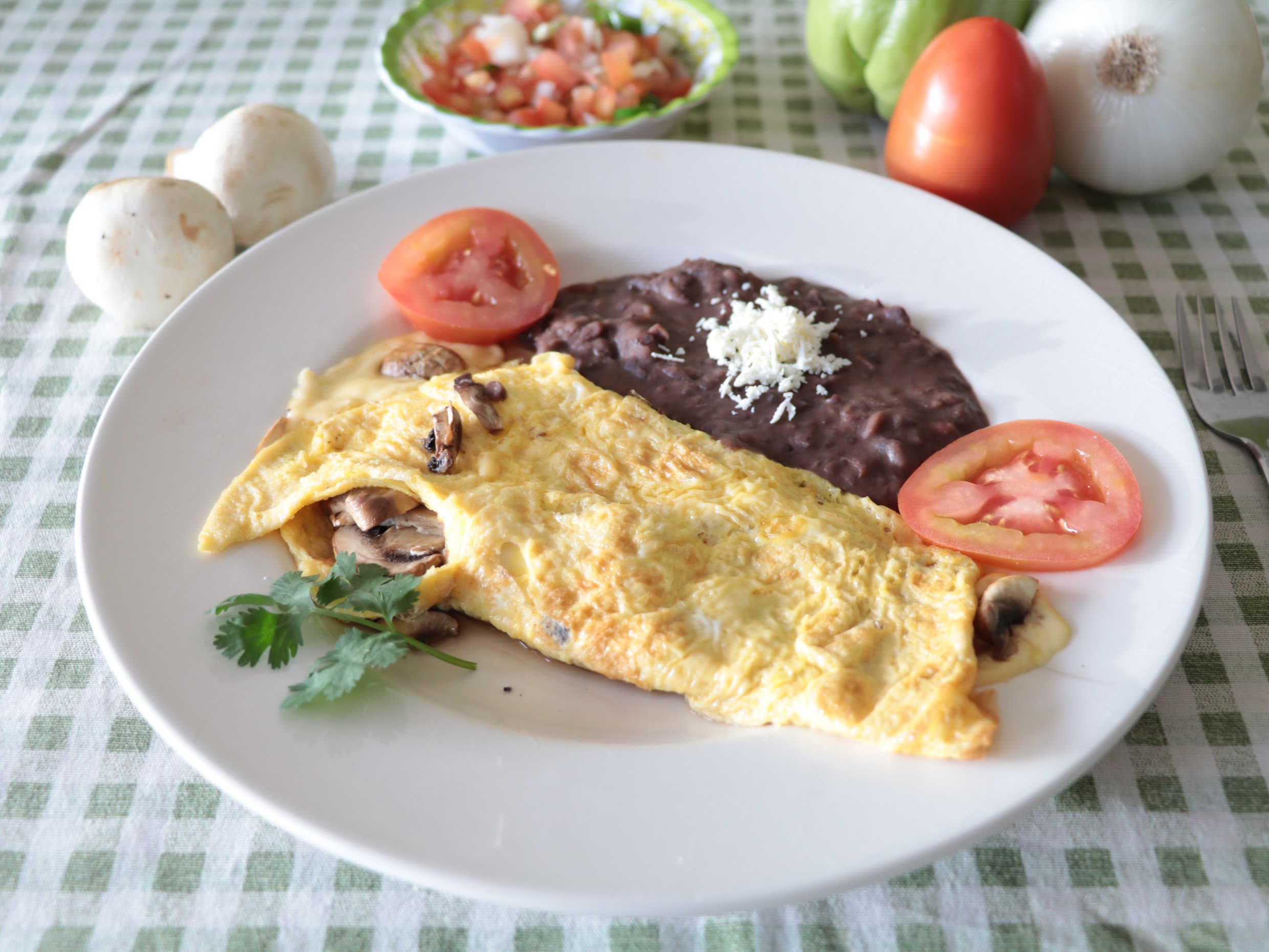 Omellet vegetariano o