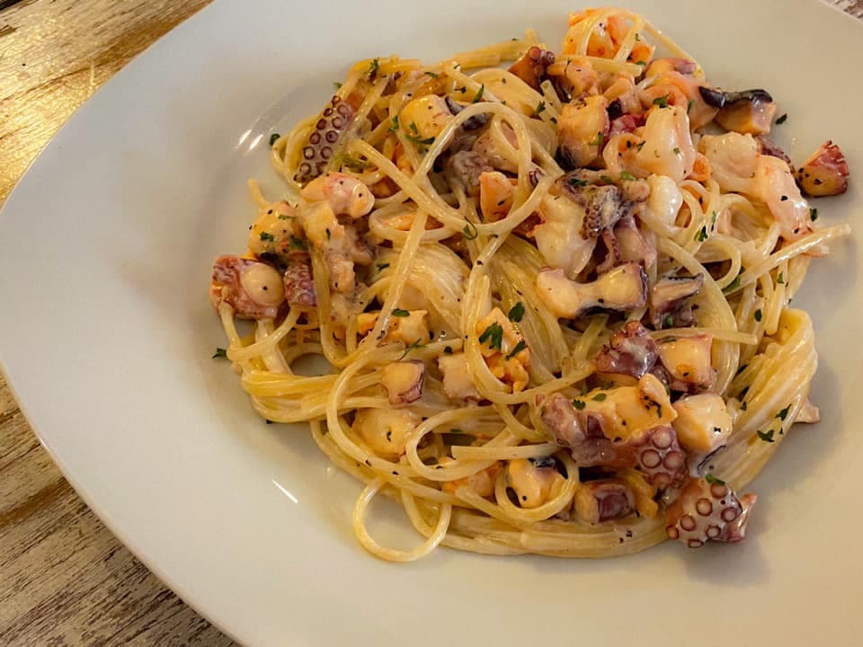 Pasta con Mariscos