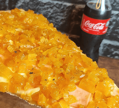 Combo Porción de Pizza Hawaiana + Gaseosa 400ML