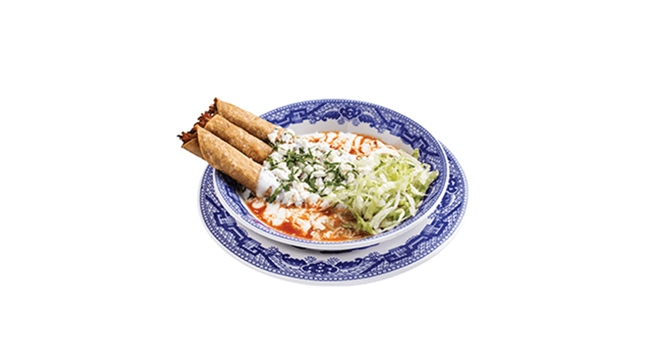 Flautas Ahogadas de Barbacoa