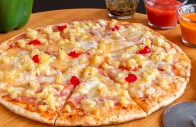 Pizza Hawaiana Familiar