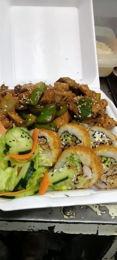 Charola de Teriyaki