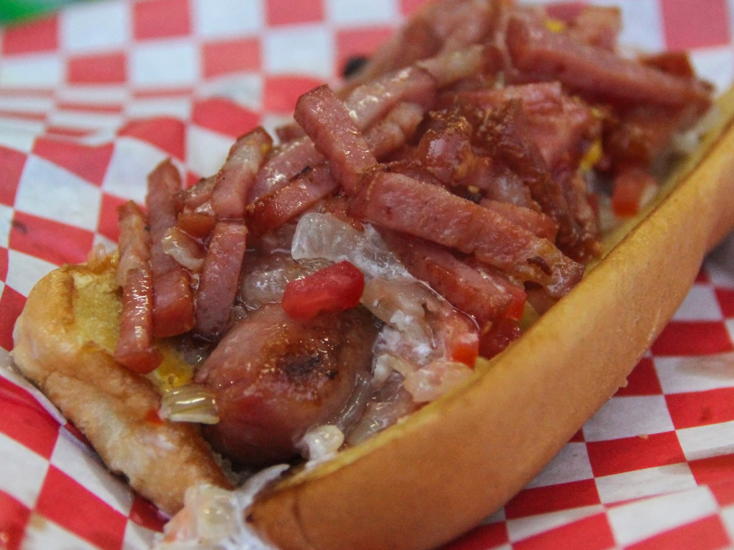 Hot Dog con Tocino