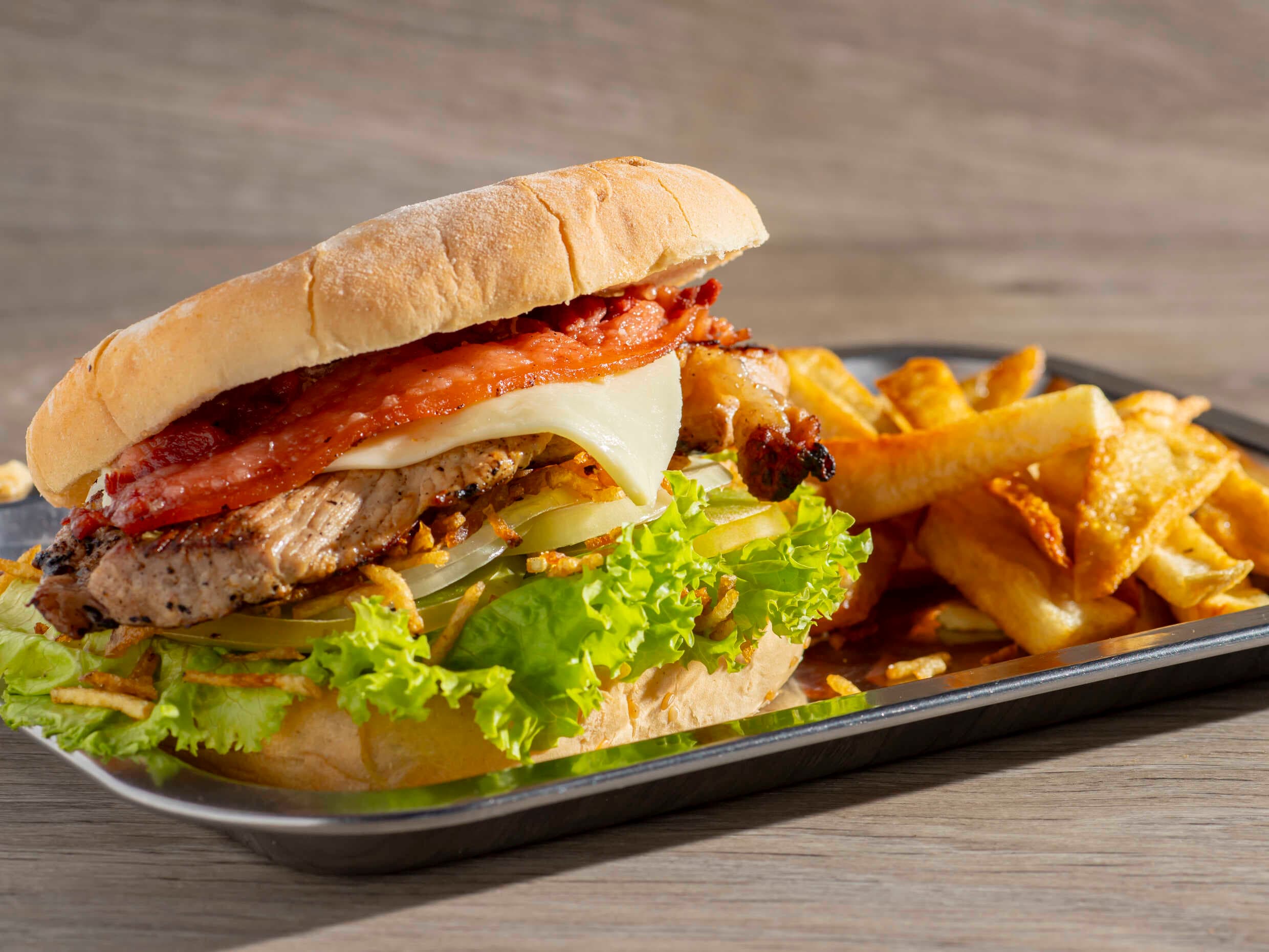 Hamburguesa de Cañón de Cerdo