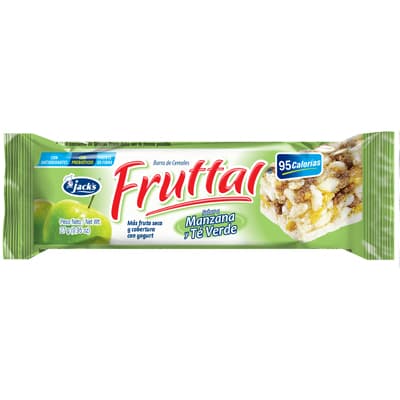 Barra Cereal Frutal Manzana y Té Verde Jacks