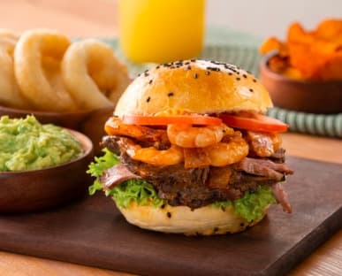 Hamburguesa Mar y Tierra