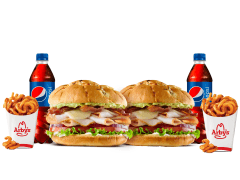 2 x 12900 Combos Medium de Turkey Avocado Bacon