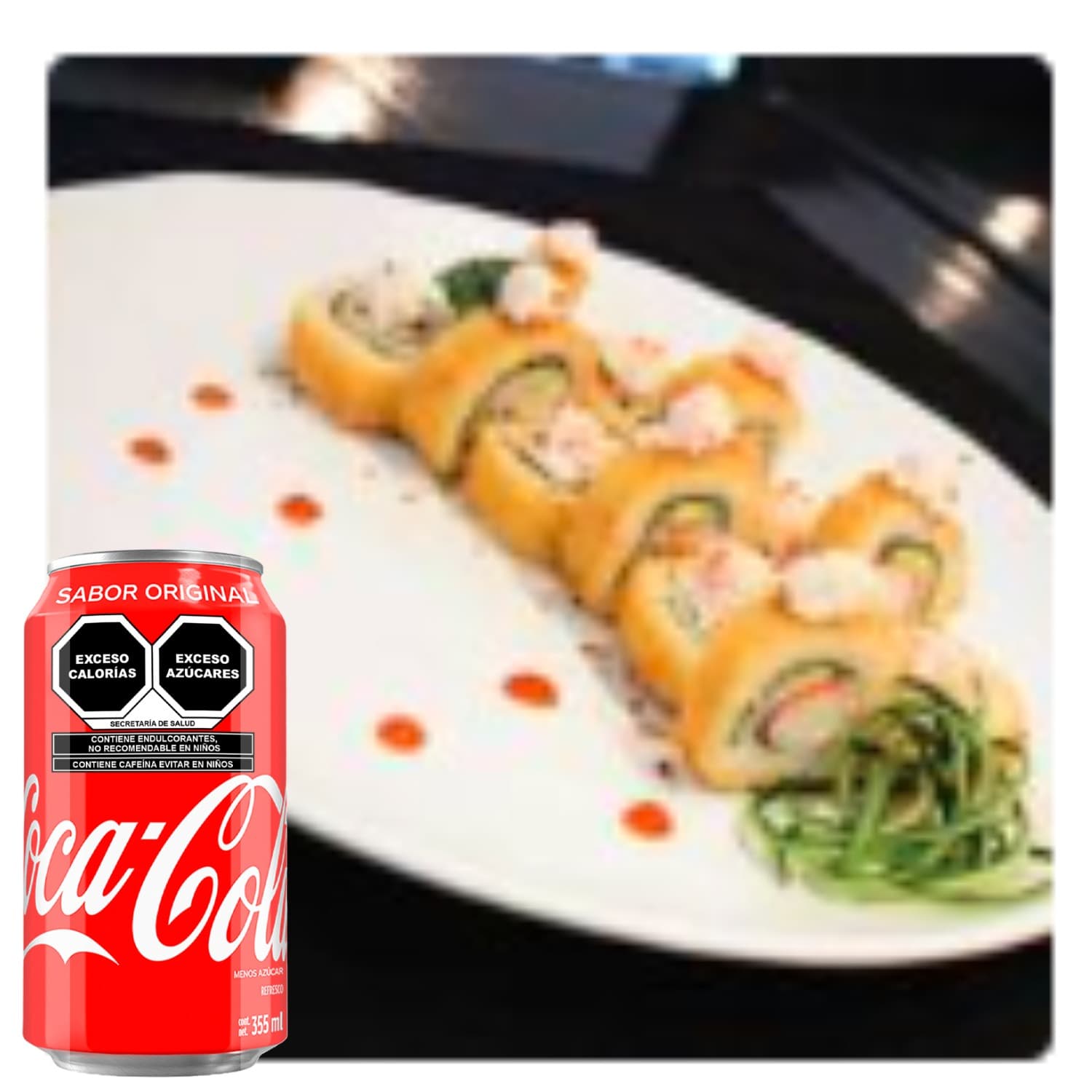 Combo-coca cola +Individual Sora+coca cola 355 ml