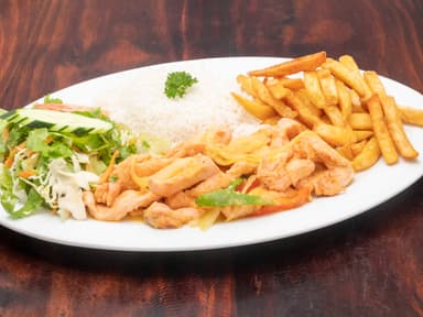 Fajitas de Pollo al Ajillo