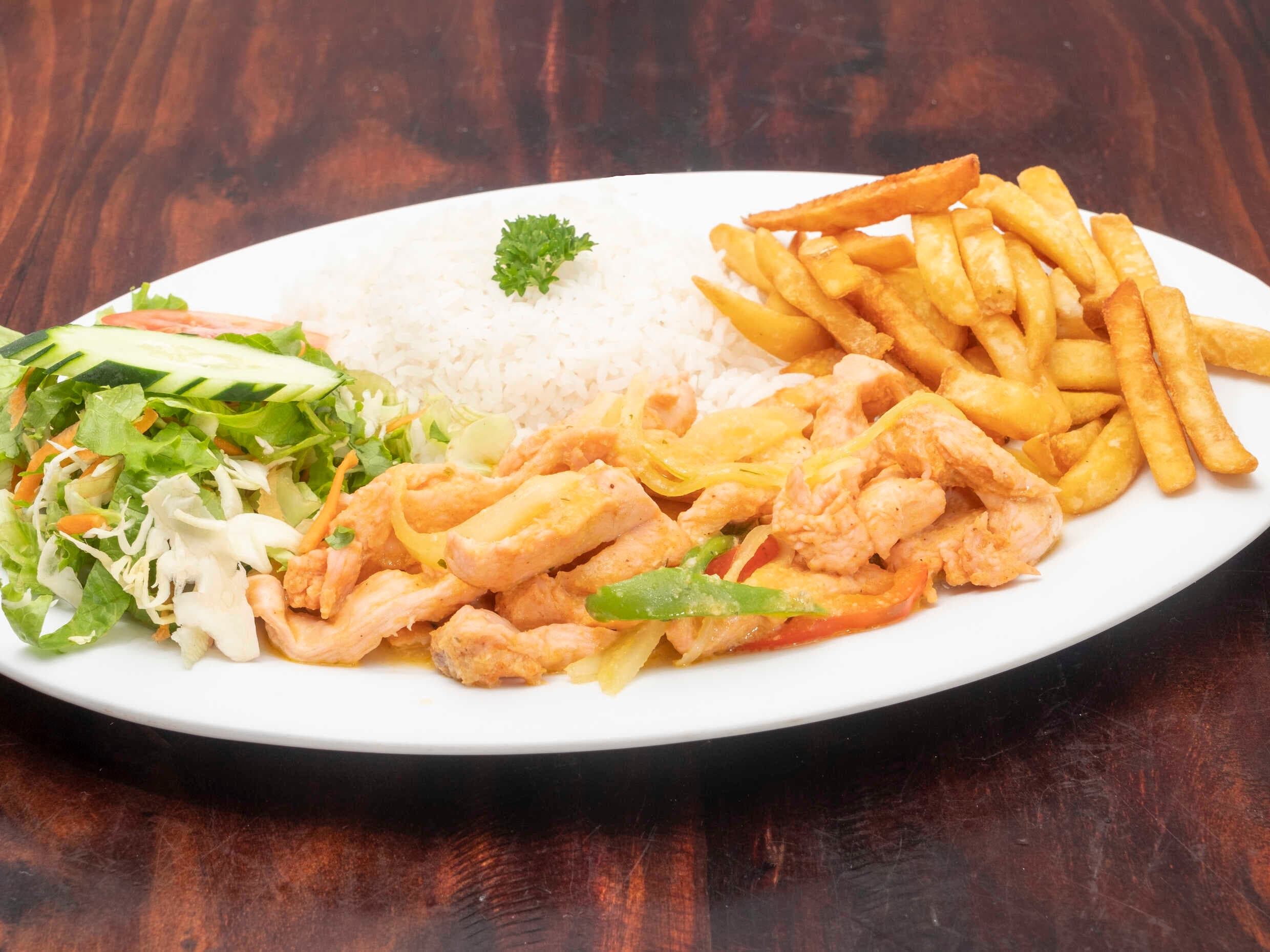 Fajitas de Pollo al Ajillo