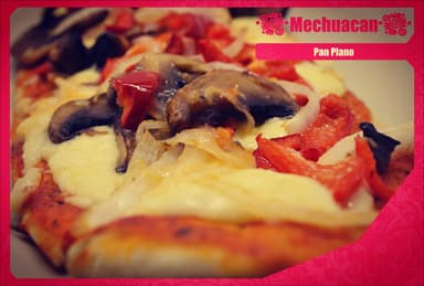 Pan plano vegetariano