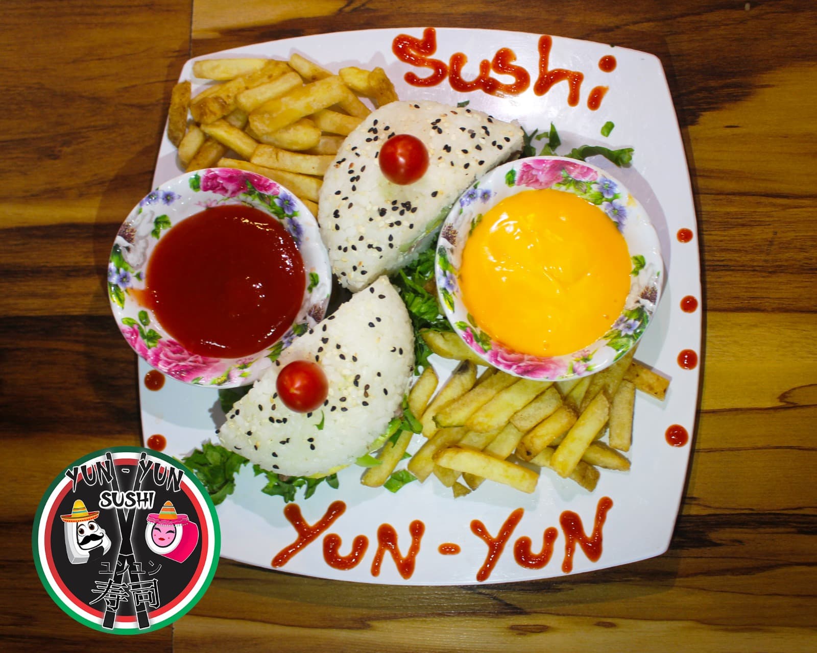 Hamburguesa de Sushi con Arrachera