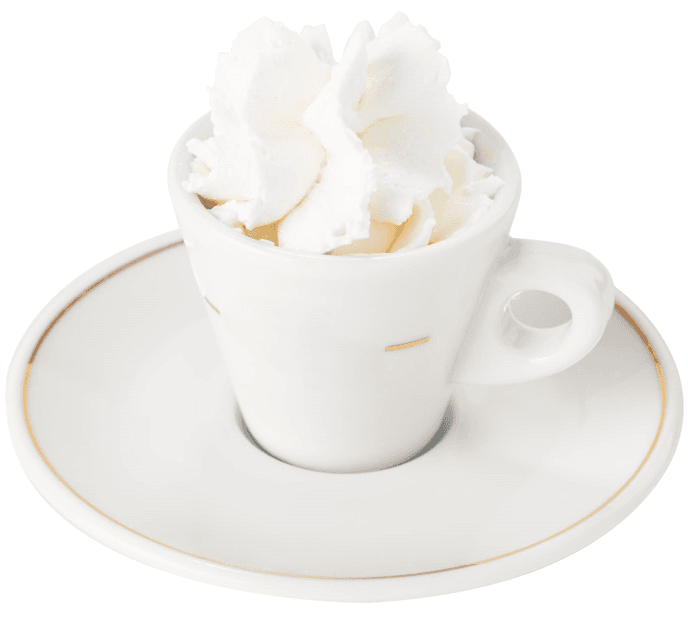 Espresso Caliente con panna