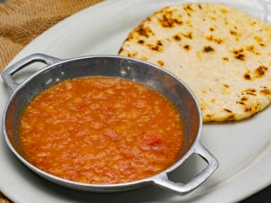 Arepa de Tela con Hogao
