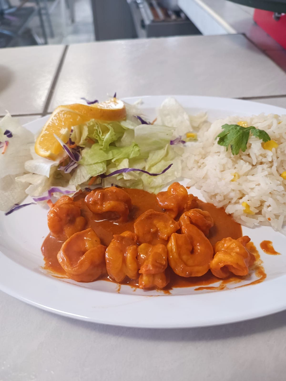 Camarones a la Diabla..