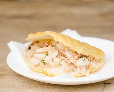 Arepa de atún