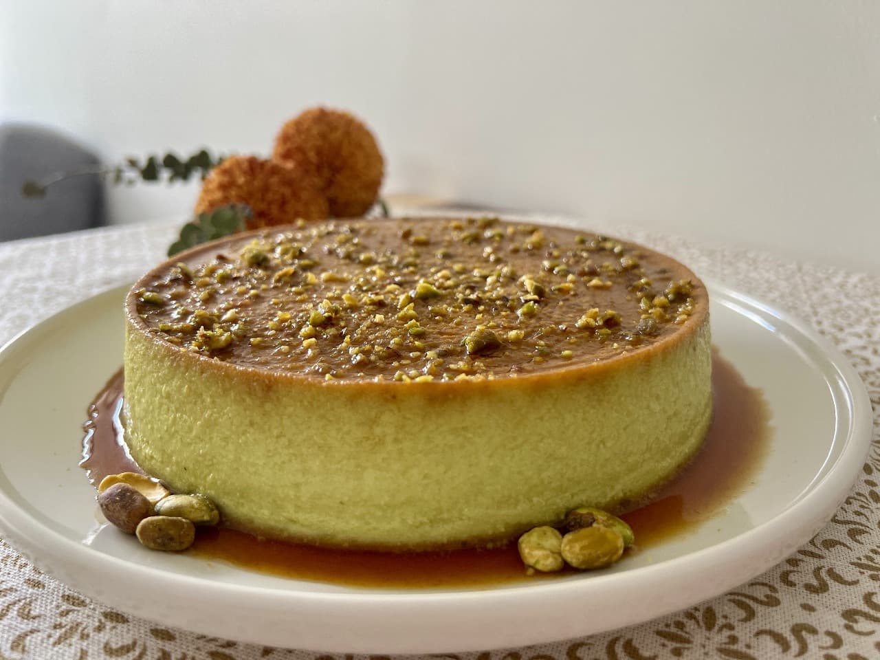 Flan Pistacho Mediano