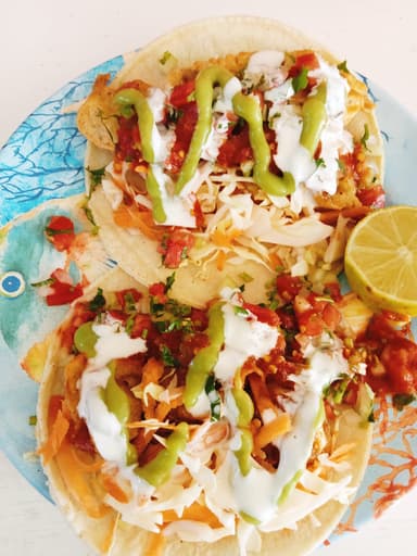 Tacos de Pescado al Ajillo