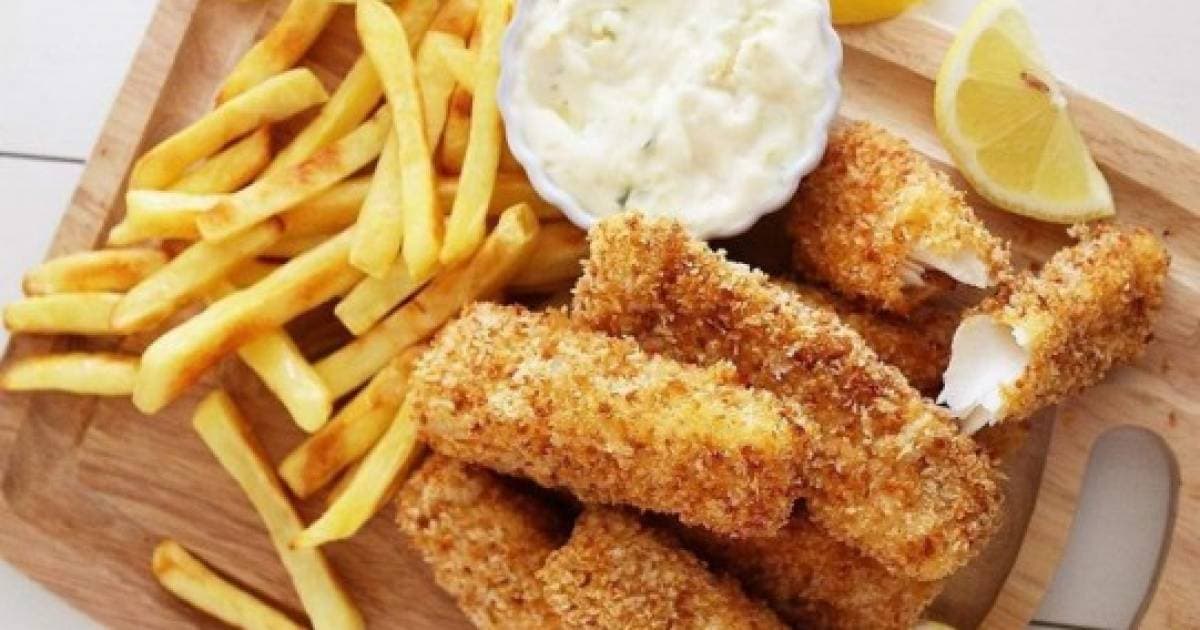 Dedos de Pescado con Papas