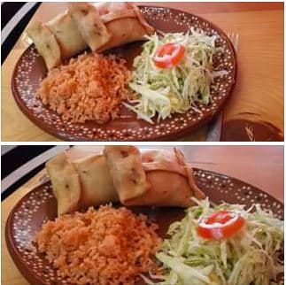 CHIMICHANGAS CON GUISADO