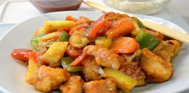 Pollo en Salsa Agridulce