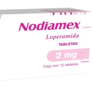 Nodiamex Loperamida 2 mg 12 tabletas