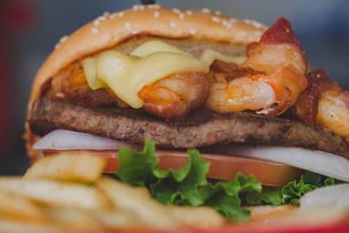 Combo Hamburguesa Mar y Tierra