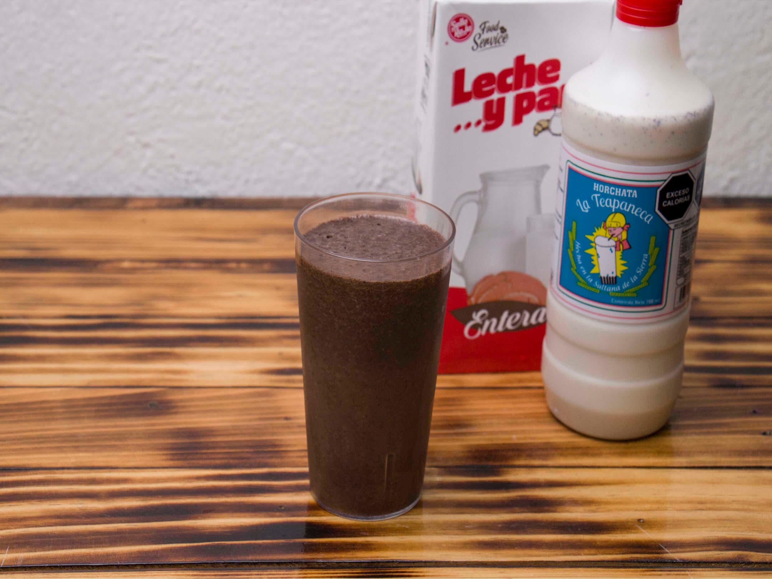 Pozol Horchata y Leche con Cacao