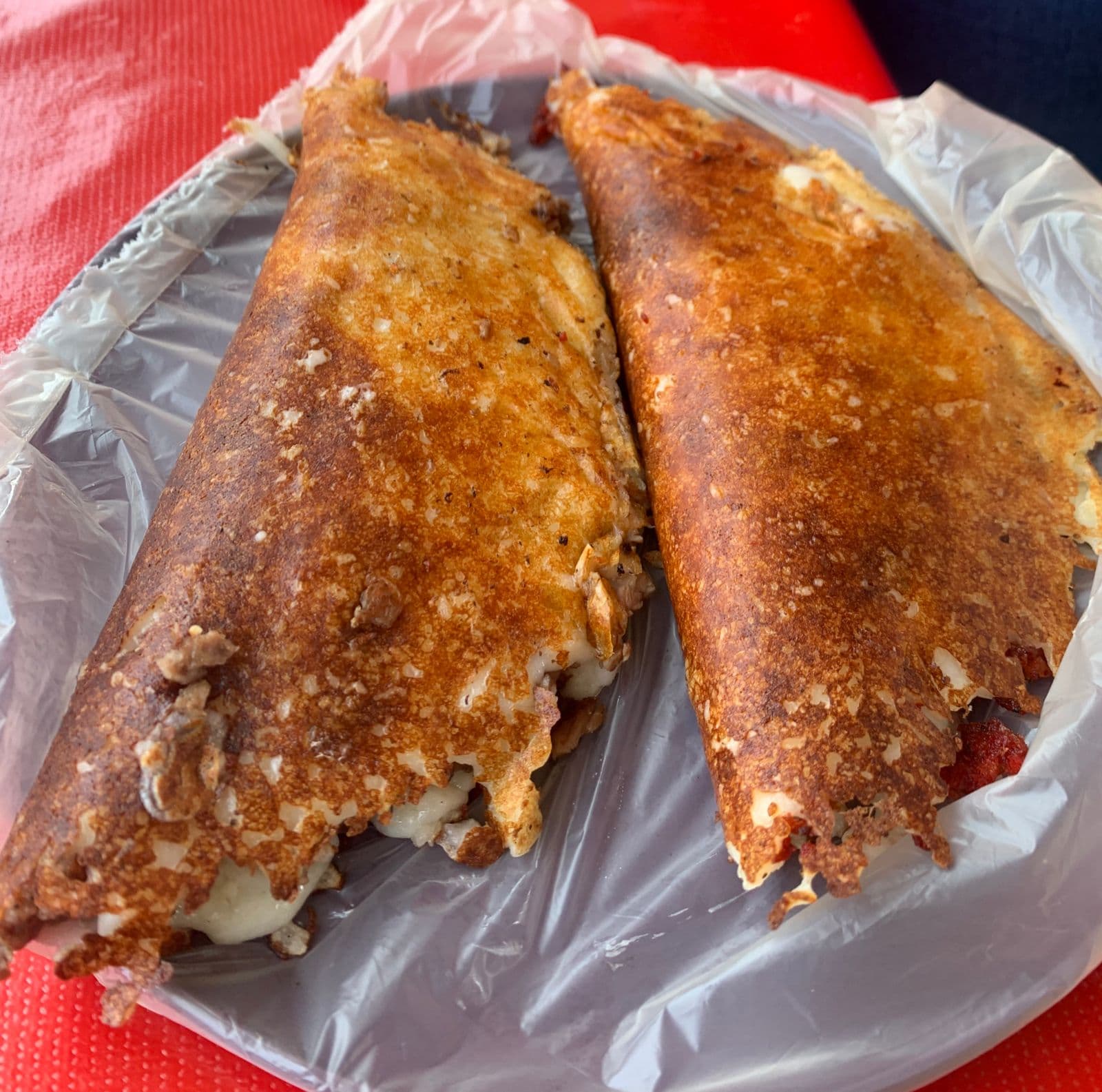 Costra de Queso de Chorizo