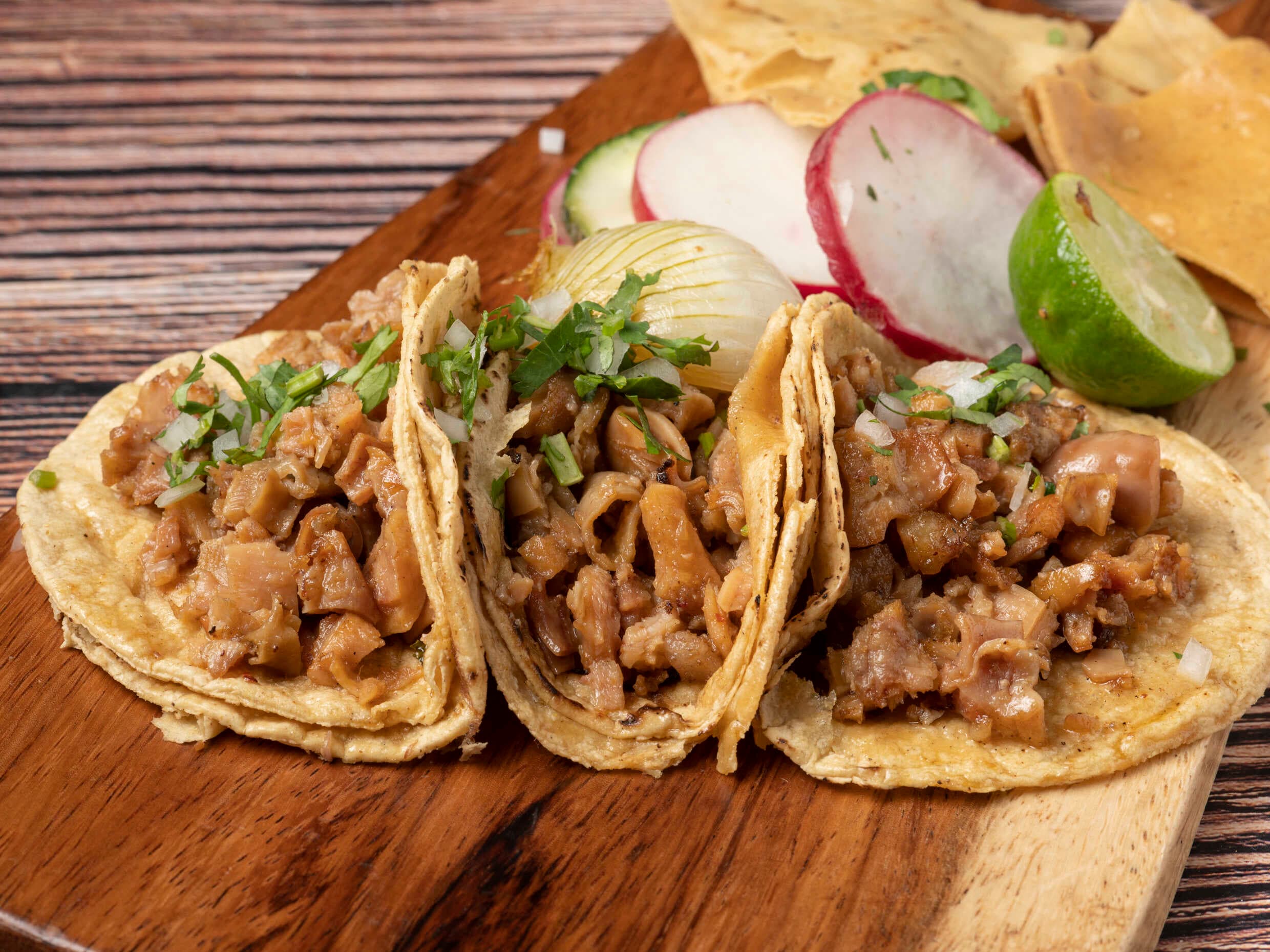 Taco de Tripa Blanda