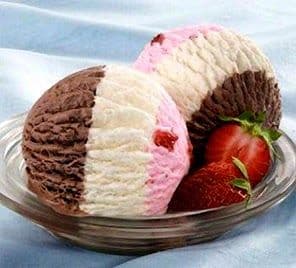 1/2 Litro Helado de Napolitano